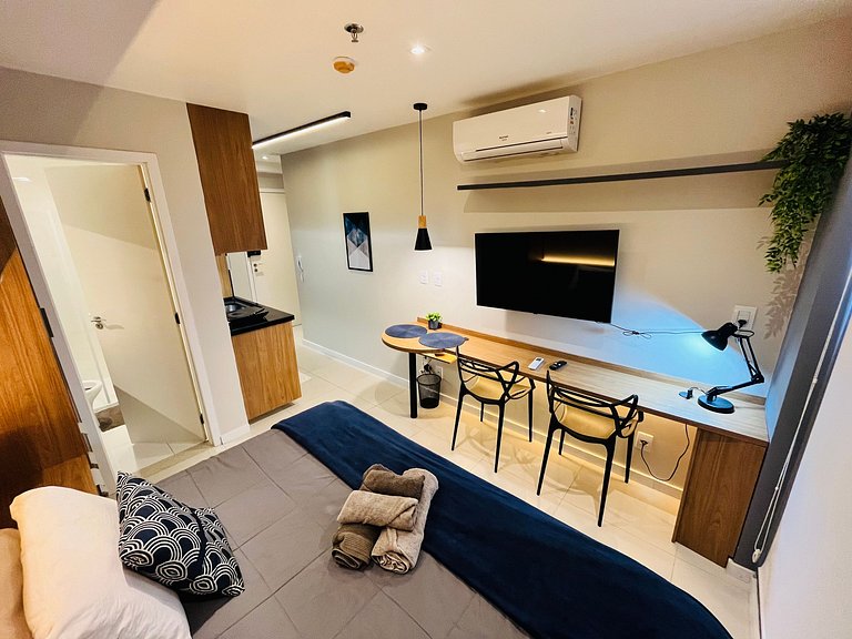 Flat Alto Padrão com Ar-Condicionado Volta Redonda